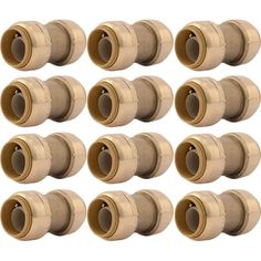 12 pack of beige plastic plugs for thermostaer and stove top oven