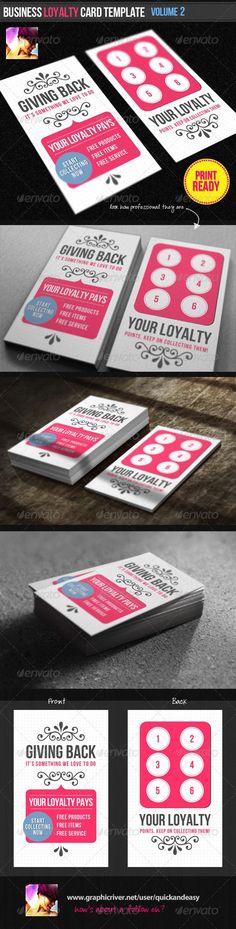 Business Loyalty Card Template Vol.2 - Loyalty Cards Cards & Invites Dream Salon, Loyalty Card Template, Facebook Tips, Loyalty Cards, Nail Salon Design, Nail Room