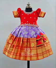 Contact us +91 74831 94100 Baby Lehenga Designs, Pattu Pavadai Designs For Kids, Newborn Pattu Langa, Pattu Langa For Kids, Pattu Langa For New Born Baby, Pattu Langa Blouse Designs For Kids, Kids Pattu Langa Blouse Designs, Lehanga Models, Pattu Langa For Baby Girl