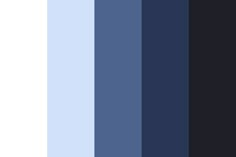 blue and black color swatches with the same hues as well as different colors