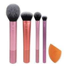 Real Techniques Setting Brush, Essential Makeup Brushes, Real Techniques Brushes, Xmas Wishlist, Makeup Blending, Eyebrow Eyeshadow, Too Faced Concealer, Makeup Bag Organization, Flat Iron Hair Styles