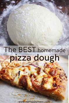 the best homemade pizza dough recipe is made with only three ingredients