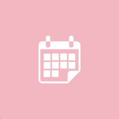 a pink background with a calendar icon on the left and right hand side of the image