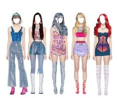 Cute Edgy Outfits, Edgy Outfits, Women Clothes, Kpop Outfits, Stage Outfits, Kpop Fashion