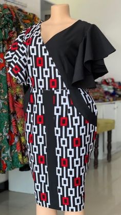 African Fabric Dress, African Print Dress Designs