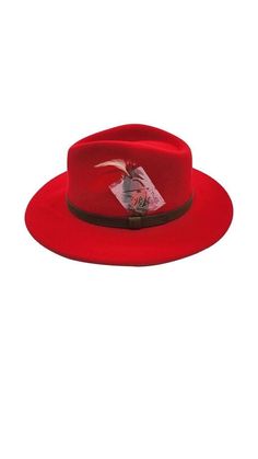 Timeless Classic Red Fedora hat, crafted from 100% premium wool with a genuine leather band. Versatile and stylish, perfect for all occasions.  Comes with removal feather.     All  items are dispatched tracked and signed. See below detailed breakdown of sizes: Small to Medium fits the below dimensions, note that the hat is adjustable inside (Small - 56-57cm) = (inches 21 3/4  - 21 7/8") = (hat size 7) (Medium - 57-58 cm) = (inches 22 " - 22 1/4") = ( hat size 7 1/8 - 7 1/4) Large to XLarge fits Red Fedora Hat, Red Fedora, Hat Fedora, Fedora Hat Men, Christmas Hats, Wool Fedora Hat, Fedora Hat Women, Wool Fedora, Hat Men