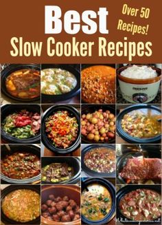 the best slow cooker recipes over 50 recipe book for slow cookers and crockpots