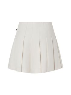 MO&Co. Women's Wool Blend Pleated Skirt Features : - Irregular pleated design - A-line skirt - Integrated high waist - Side zipperCode : MBB3SKT004Length of size M is 40cm MATERIALS & CARE : Material : 50.6% Polyester 49.4% WoolDo not wash, do not bleach Hang to dry in the shade, do not dry Iron at low temperature, professional dry cleaningTips : 1. Wrap the leather buckle before dry cleaning 2. Back into the mesh bag, dry clean separatelyPlease select your own size in the size chart according t White Midi Pleated Skirt, White Skirt Pleated, Mini Pleated Skirt, White Pleated Skirt, Skirt Fits, Mesh Bag, Leather Buckle, Clothing Ideas, White Skirts