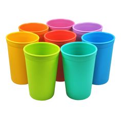 Re-Play 10 oz Drinking Cup :: Choose Color Infant Daycare, Window Writing, Emoji Cake, Girls Cup, Kids Dishes, Growing Up Too Fast, Candy Station, Plastic Dinnerware, Metal Drum