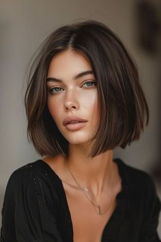 Blond Bob, Kort Bob, Medium Bob Haircut, Short Hairstyles For Thick Hair, Beauty Queen, Bob Haircut, Short Bob Hairstyles, Great Hair, Short Hairstyles For Women