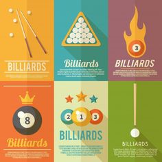 billiards and billards poster