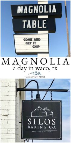 the sign for magnolia's restaurant and bar in washington, d c