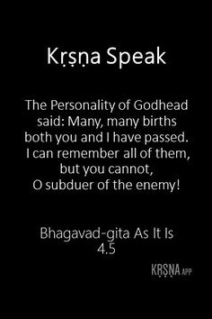 a black and white photo with the words krsna speak