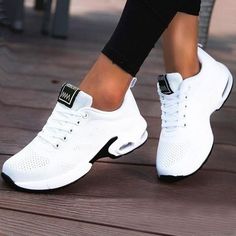 Owlkay Breathable Casual Outdoor Light Weight Sports Shoes Walking Sne Breathable Sneakers, Pin Fashion, Mesh Shoes, Allen Walker, Mesh Heels, Sport Shoes Fashion, Orthopedic Shoes, Lightweight Sneakers, Walking Sneakers