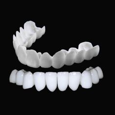 Perfect Smile Teeth, Snap On Smile, Homemade Garden Decorations, Teeth Covers, Temporary Tooth, Tooth Repair, Veneers Teeth, Fake Teeth, False Teeth