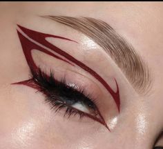 Red Eyeliner, Red Eye Makeup