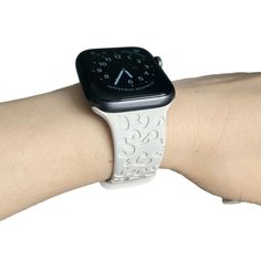 Introducing our Engraved Leopard Silicone Strap for Apple Watch - a must-have accessory that combines style, durability, and personalized flair. Designed specifically for Apple Watch, this strap is perfect for fashion-forward individuals who want to make a statement. Addressing the needs of those seeking a unique and eye-catching watchband, our Engraved Leopard Silicone Strap is the ideal choice. Crafted with precision, it offers a seamless blend of fashion and functionality. Why choose our Engr Bracelet Apple Watch, Black White Gold, La Pointe, Leopard Pattern, Milk Tea, Leather Band, Alligator, Suede Leather, Watch Bands