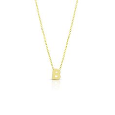 Elevate your style with this elegant 14K yellow gold necklace, featuring an 8mm initial pendant. The charm is easily removable, allowing for customization and the addition of other initials to suit your personal taste. The necklace includes a delicate 16-inch rollo chain with a 2-inch extension, providing flexibility in length to match any neckline. This timeless piece is perfect for adding a personalized touch to your everyday look or for gifting to someone special. Classic Monogram Initial Necklace In Yellow Gold, Classic Yellow Gold Monogram Initial Necklace, Yellow Gold Monogram Initial Necklace, Classic Yellow Gold Initial Necklace For Formal Occasions, Formal Classic Yellow Gold Initial Necklace, Classic Yellow Gold Charm Necklaces With Initials, Classic 14k Gold Initial Necklace, Formal Yellow Gold Name Necklace With Initial Pendant, 14k Gold Monogram Charm Necklace In Yellow Gold