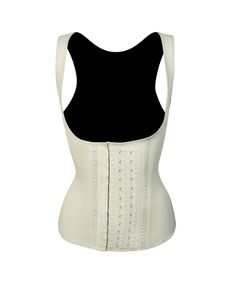 An extra-firm compression latex waist trainer that sculpts your curves, making you look up slimmer. It has an open bust design so you can wear your own bra. This innovative vest is made of two fabric layers. An ultra-light outside layer of latex provides extra-firm compression, while an inner layer of stretch cotton keeps you comfortable and protects your skin from the metal of the front hook-and-eye closure. Flexible front, side, and back boning keep the waist trainer in place while creating an Waist Training Results, Waist Trainer Vest, Latex Waist Trainer, Open Bust, Waist Shapers, Long Vest, Waist Training, Long Torso, Comfort Wear