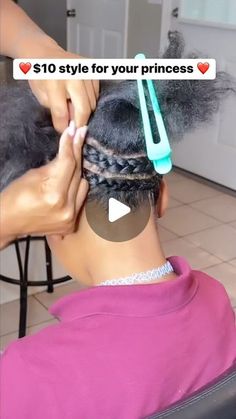 Easy Black Hairstyles, Quick Braid Styles, Kids Crochet Hairstyles, Outre Hair, Quick Braids, Kid Braid Styles, Natural Braids, Princess Hair, Quick Braided Hairstyles