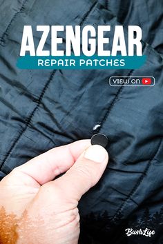 Using aZengear Repair Patches to patch a hole in a puffer jacket Clothing Repair, Versatile Clothing, Air Gear, Repair Clothes