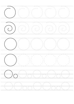 the worksheet for letter g is for circle and dot lines with numbers on it