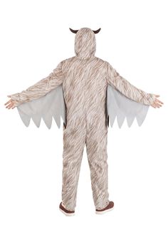 a person in a costume with wings