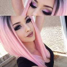 Sanggul Cepol, Trendy We Fryzurach, Scene Girl, Hair Color Pastel, Bright Hair, Awesome Hair, Pastel Hair, Colorful Hair, Rainbow Hair