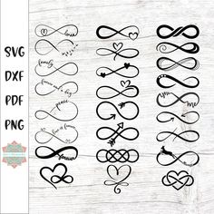 the svg files are ready to be used for tattoo designs