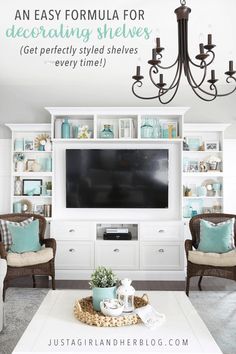 an easy formula for decorating shelves get perfectly styled shelvings every time