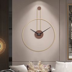 PRICES MAY VARY. 【Lightweight design】The wall clock combines walnut dial and durable metal frame, the collision of natural elements and contemporary industry, give you a different visual experience. Lightweight design for easy installation. 【Completely silent】Using high-quality and silent movement, no click sound, provide you with a quiet environment and accurate time.The giant wall clock easy to install, special back slot design, just a few steps can easily hang on the wall 【Large size】24.4''×1 Large Wall Clock Decor, Giant Wall Clock, Watch Wall, Big Wall Clocks, Large Wall Clock Modern, Big Clock, Clock For Living Room, Decorative Wall Clock, Wall Clocks Living Room