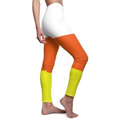 Check out these Cute Candy Corn Striped Halloween Leggings For Teens and Women. They are available in Size XS to 2XL. These are MADE IN THE USA. Halloween Deadline is October 10th. So make sure you get your order in early to make sure your order will arrive in time for Halloween. Especially with the delays the post office is experiencing. It's better to order sooner than later. US RESIDENTS ONLY Please read the entire listing before ordering. Make sure to contact me with any questions you may ha 2nd Birthday Outfit, Halloween Leggings, Birthday Girl Outfit, Cute Candy, Womens Leggings, Women Halloween, Striped Leggings, Halloween Women, Candy Corn