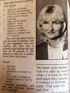 a newspaper article with an image of a woman's face and words on it