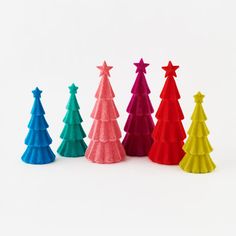 Small Flocked Christmas Tree - 6 Color Options, Shop Sweet Lulu Flocked Tree, Flocked Christmas Tree, Flocked Trees, Christmas Forest, Christmas Village Display, Little Christmas Trees, Flocked Christmas Trees, Christmas Figurines, Magical Christmas