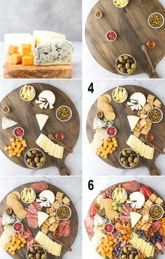 the steps to make a cheese board platter