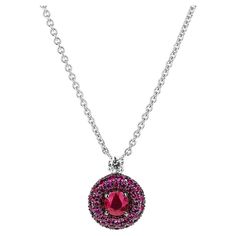 Ruby Diamond Pendant, Necklace White Gold, White Gold Pendant Necklace, White Gold Pendant, Ruby Diamond, Diamond Pendant Necklace, Gold Pendant Necklace, Diamond Pendant, Gold Pendant