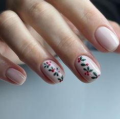 Christmas Neutral Nails, Winter Nails 2023, Ideas Uñas, Festive Nail Designs, December Nails, Girl Nails, Nail Art Trends