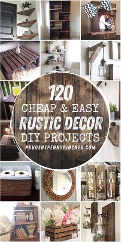 the top 10 cheap and easy rustic decor projects