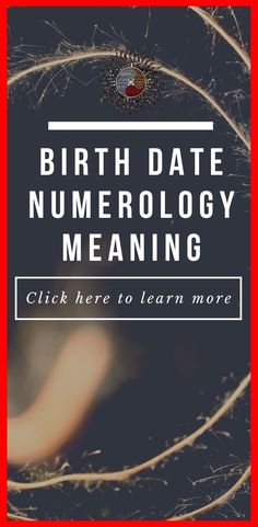 the cover of birth date numerology meaning click here to learn more