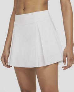 Nike Women's Standard Club Skirt - 100 Club Skirt, Club Skirts, Natural Contour, Nike Tennis, Tennis Skort, Golf Skirts, Womens Tennis, Nike Flex, White Nike