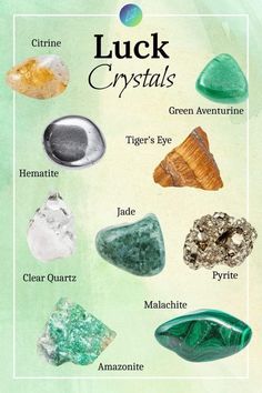 Expensive Crystals, Good Luck Crystals, Luck Crystals, Energy Stones Crystal Healing, Different Types Of Crystals, Crystals For Wealth, Crystals For Luck, Crystals Healing Grids, Best Healing Crystals