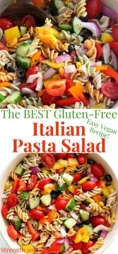 the best gluten free italian pasta salad