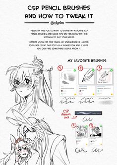 the instructions for how to draw an anime character