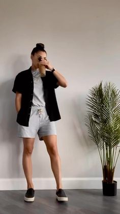 #gym  #coffeeshopstyle  #pride #drag #loveislove #gym #vintagestyle  #style Masculine Outfits For Women, Outfits Playa, Non Binary Fashion, Queer Style, Masculine Outfits, Dream Woman, Bedroom Aesthetics, Masc Outfits, Stylish Men Casual