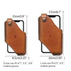 New Hot Sale Men Cellphone Loop Holster Case Belt Waist Bag Props Leather Purse Phone Wallet |Phone Case & Covers Available in colors: Brown, Black, Light Brown USA order Shipping: USPS ground averages 1-2 business weeks after processing. Our current processing time for Apple watch bands is about 5-7 business days. Estimated delivery is about 1-2 business weeks after purchase. Please place an order if you are fine with this time frame. Worldwide Shipping: Non US orders and US minor outlying isla Edc Bag, Leather Waist Bag, Leather Fanny Pack, Pu Leather Wallet, Leather Projects, Simple Bags, Boot Bag, Leather Phone Case, Wallet Fashion