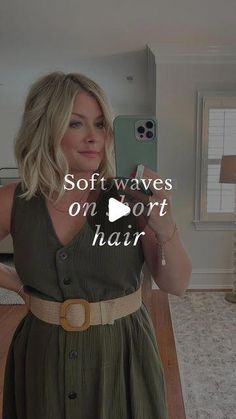 14K likes, 264 comments - k8_smallthings on June 15, 2022: "A demo of soft, undone, imperfect waves on short hair. I love this look because it’s one of those hairstyles that just gets better with...". Loose Waves For Short Hair, Short Hair Loose Curls Soft Waves, Hair Wand Waves, How To Curl Soft Waves, Soft Wave Short Hair, Subtle Waves Hair Tutorial, Short Hair With Loose Curls, Soft Waves For Short Hair, Soft Beach Waves Short Hair