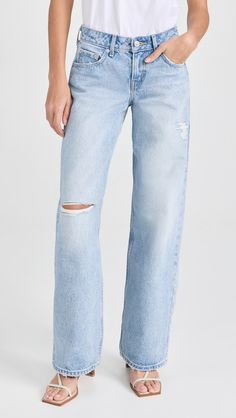 Levi's Low Loose Jeans | Shopbop Levi's Distressed Bottoms For Fall, Levi's Distressed Casual Jeans, Levi's Casual Distressed Jeans, Levi's Distressed High Rise Jeans, Trendy Ripped Levi's Jeans, Levi's Distressed Light Wash Jeans, Levi's Casual Ripped Jeans, Levi's Ripped Straight Leg Jeans, Levi's Light Wash Distressed Jeans