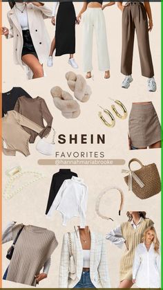 Some of my favorite fall/winter staples from Shein! Shein Outfits For College, Winter Outfits Shein Women, Shein Outfits Fall 2024, Shein Outfits Winter 2024, Shein 2024 Outfits, Shein Capsule Wardrobe, Shein Fall Outfits 2024, Best Of Shein, Shien Fall Outfits