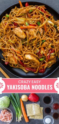 Yakisoba Stir Fry Recipe, Osaka Noodles Recipe, Yakisoba Noodles Vegetarian, Hibachi Yakisoba Noodles, Hibachi Soba Noodle Recipe, Gluten Free Yakisoba, Teriyaki Chicken Yakisoba, Gluten Free Yakisoba Recipe, Yakisoba Noodles Chicken