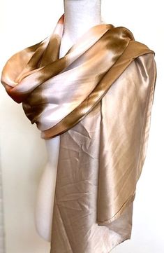 Breathtaking Beauties; Full length Silk Scarves From Croatia The Dye, The Cloth, Blue Scarf, Feather Light, Fell In Love, Silk Scarves, Shawls And Wraps, I Fall In Love, Scarf Shawl